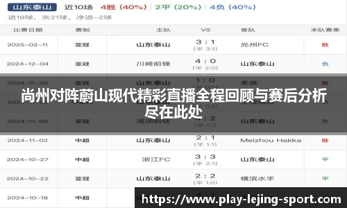 尚州对阵蔚山现代精彩直播全程回顾与赛后分析尽在此处